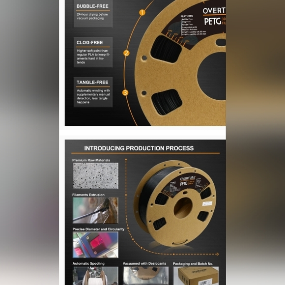 2 Boxes of 3D Printer filament New in box - Picture 6 of 9